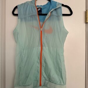 Nike Blue and Orange Girls' Vest